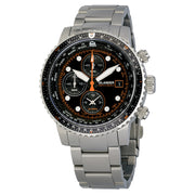 Islander Calverton Flight Chronograph Alarm Watch with Black Dial #ISL-282