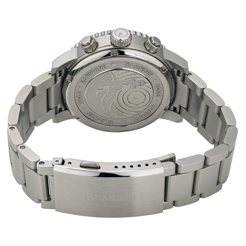Islander Calverton Flight Chronograph Alarm Watch with Black Dial #ISL-282