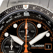 Islander Calverton Flight Chronograph Alarm Watch with Black Dial #ISL-282