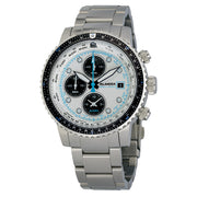 Islander Calverton Flight Chronograph Alarm Watch with White Dial #ISL-284