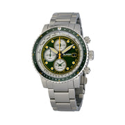 Islander Calverton Flight Chronograph Alarm Watch with Green Dial #ISL-285