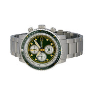 Islander Calverton Flight Chronograph Alarm Watch with Green Dial #ISL-285