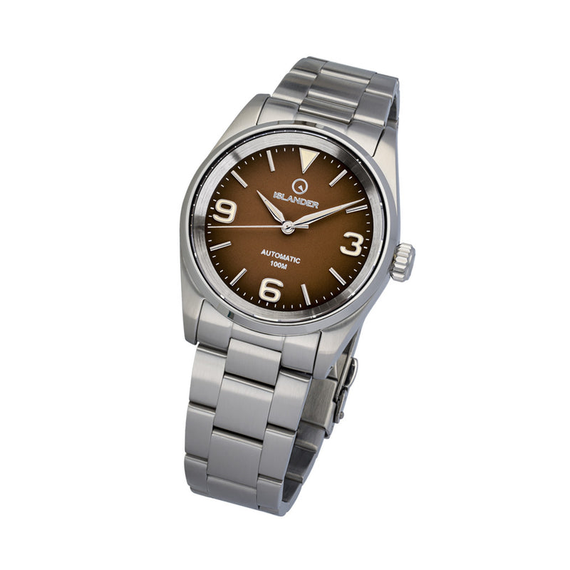 Islander Manhasset 36mm Automatic Watch with Tropic Dial #ISL-286