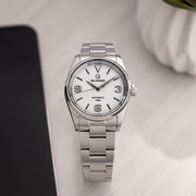 Islander Manhasset 36mm Automatic Watch with Pure White Dial #ISL-287