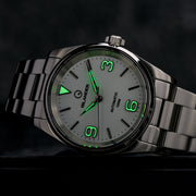 Islander Manhasset 36mm Automatic Watch with Pure White Dial #ISL-287