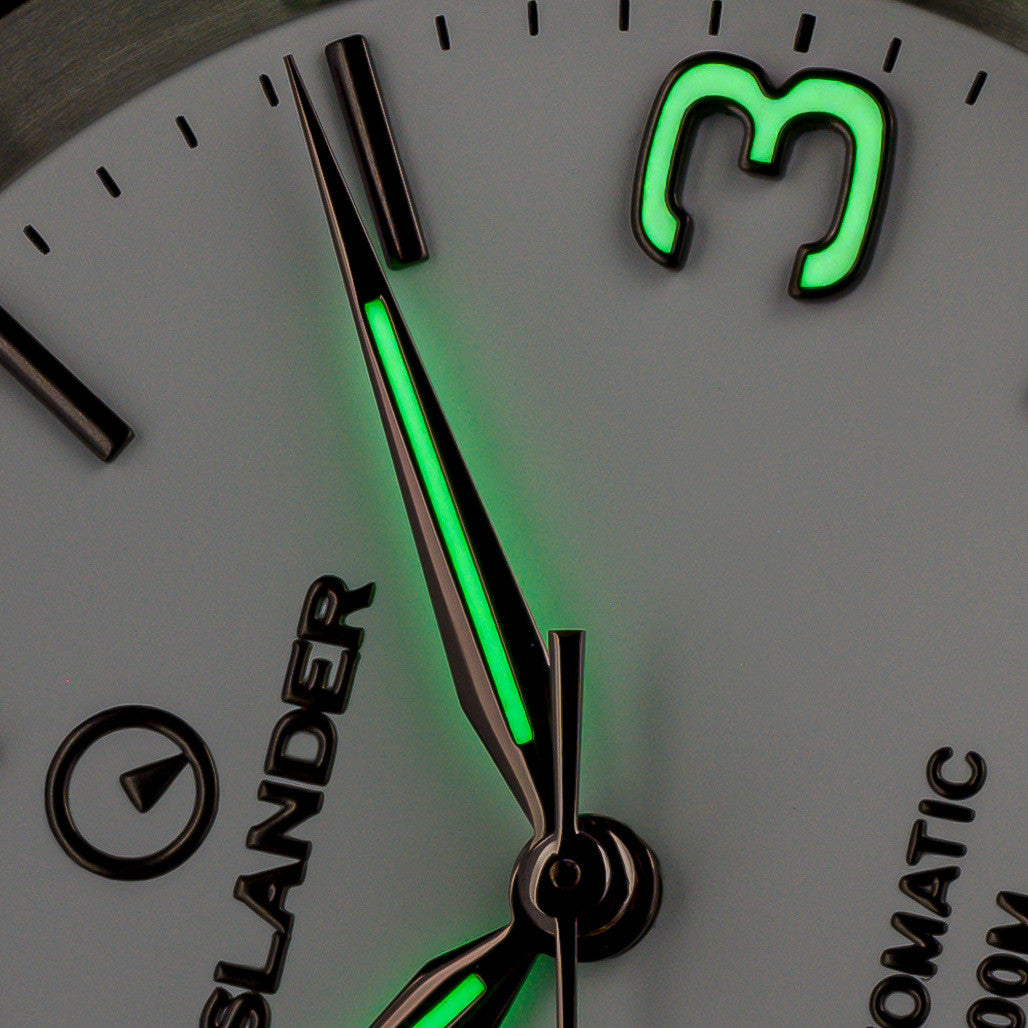 Islander Manhasset 36mm Automatic Watch with Pure White Dial #ISL