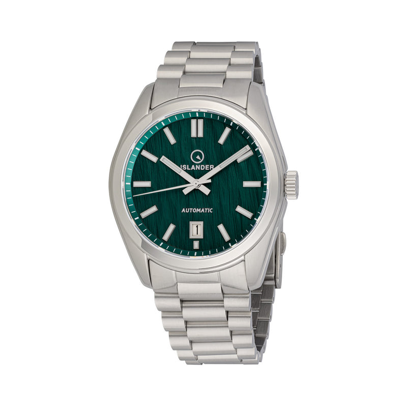 Islander Upper Brookville Automatic Dress Watch with Hunter Green Dial #ISL-288