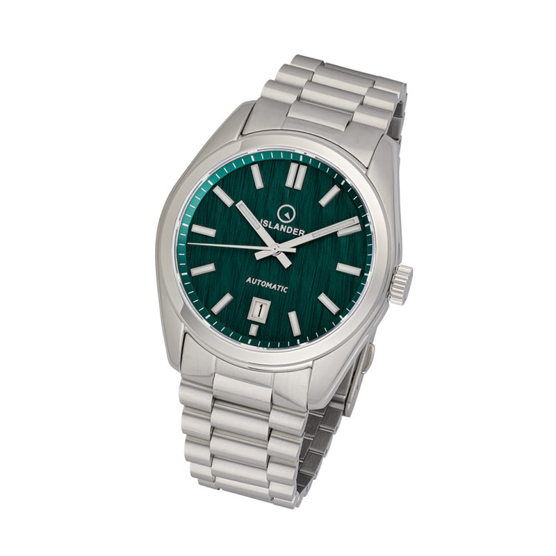Islander Upper Brookville Automatic Dress Watch with Hunter Green Dial #ISL-288