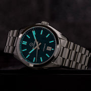 Islander Upper Brookville Automatic Dress Watch with Hunter Green Dial #ISL-288