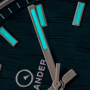 Islander Upper Brookville Automatic Dress Watch with Hunter Green Dial #ISL-288