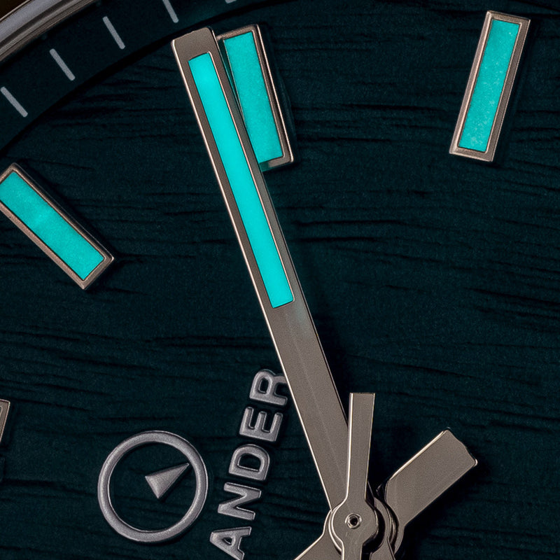 Islander Upper Brookville Automatic Dress Watch with Hunter Green Dial #ISL-288