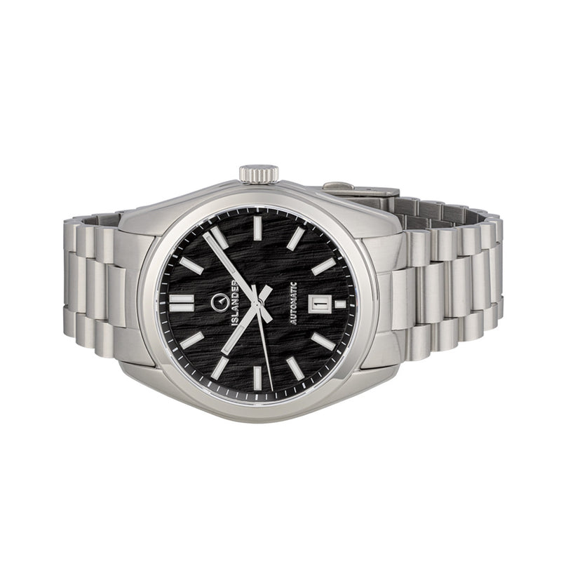 Islander Upper Brookville Automatic Dress Watch with Ink Black Dial #ISL-289