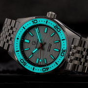 Islander Northport 37mm Automatic Watch with White Ripple Dial #ISL-290
