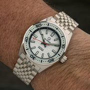 Islander Northport 37mm Automatic Watch with White Ripple Dial #ISL-290