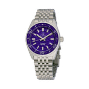 Islander Northport 37mm Automatic Watch with Purple Ripple Dial #ISL-291