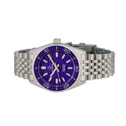 Islander Northport 37mm Automatic Watch with Purple Ripple Dial #ISL-291