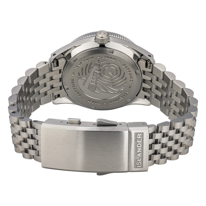 Islander Northport 37mm Automatic Watch with Purple Ripple Dial #ISL-291