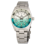 Islander Northport 37mm Automatic Watch with Seafoam Green and White Ripple Dial #ISL-292