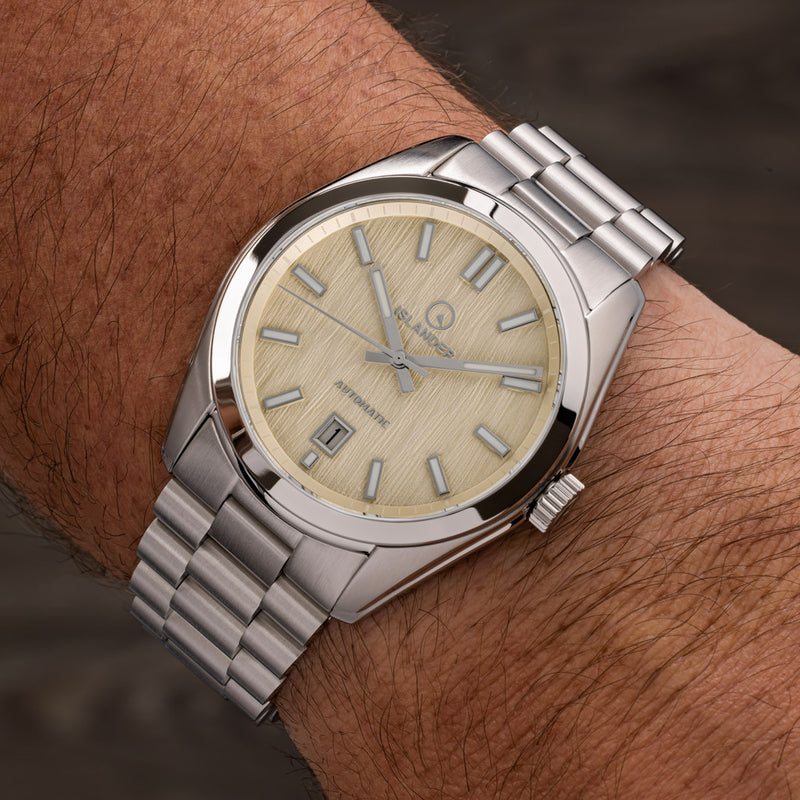 Islander Upper Brookville Automatic Dress Watch with Ivory Dial #ISL-294