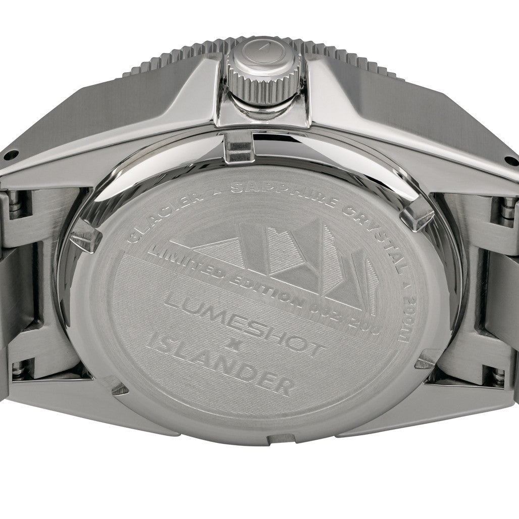 Islander x LUMESHOT Glacier GMT Automatic Limited Edition Watch