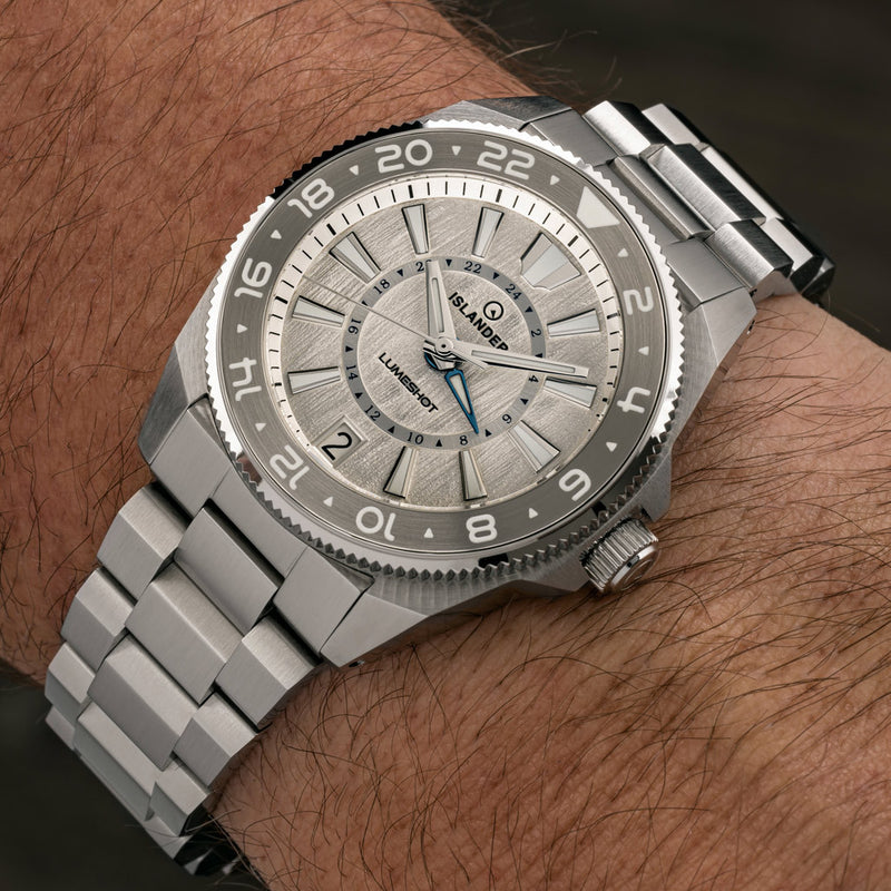 Islander x LUMESHOT Glacier GMT Automatic Limited Edition Watch #ISL-295