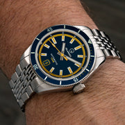Islander Port Jefferson Skin Diver Automatic Watch with Navy Blue Dial #ISL-297