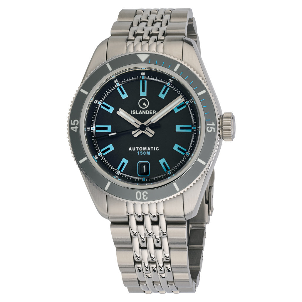 Y*K様 アイランダーウォッチ限定版 Islander Port Jefferson Skin Diver Automatic Watch with Slate Grey