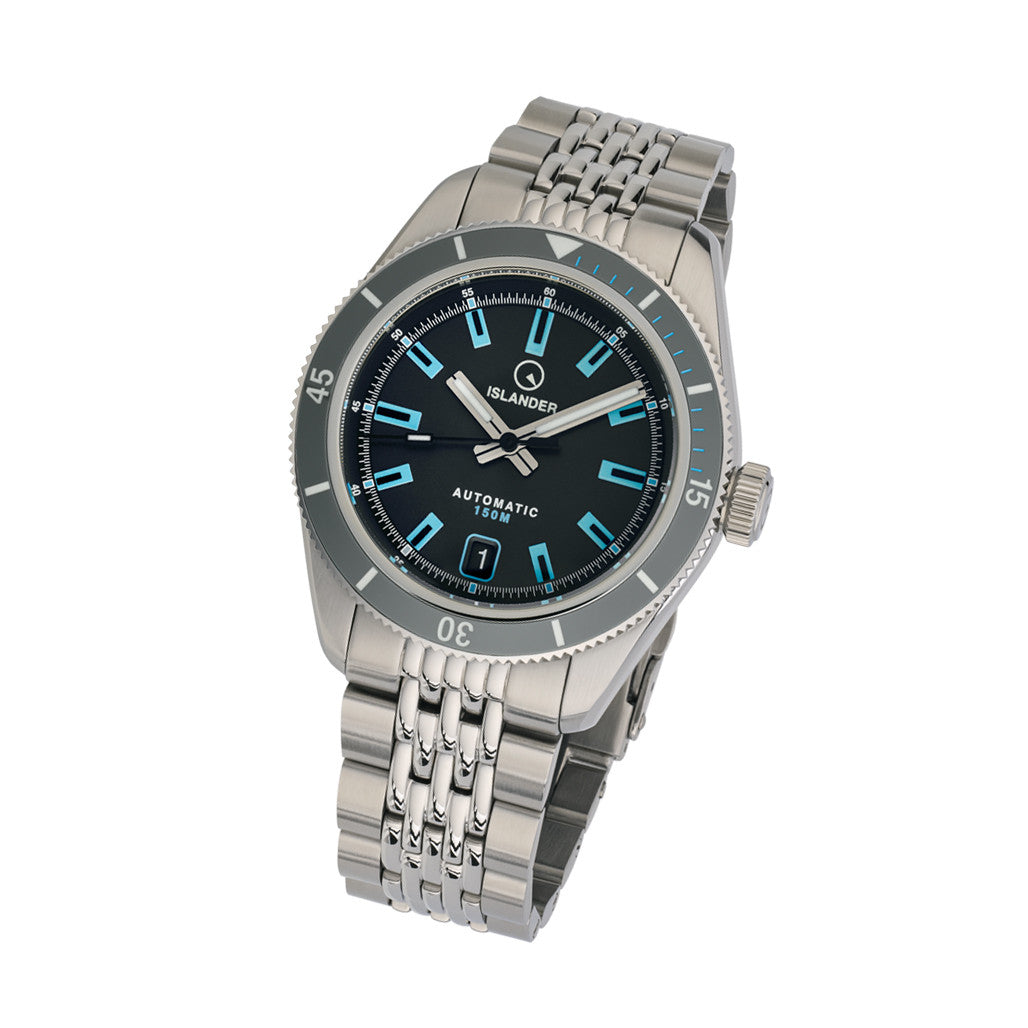 Islander Port Jefferson Skin Diver Automatic Watch with Slate Grey