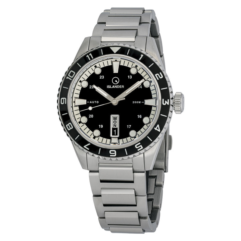 Islander Greenport 39mm Dive Watch with Black and White Dial #ISL-300