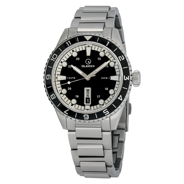 Islander Greenport 39mm Dive Watch with Black and White Dial #ISL-300