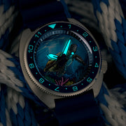 Islander Automatic Turtle Dive Watch with Blue Dial #ISL-301