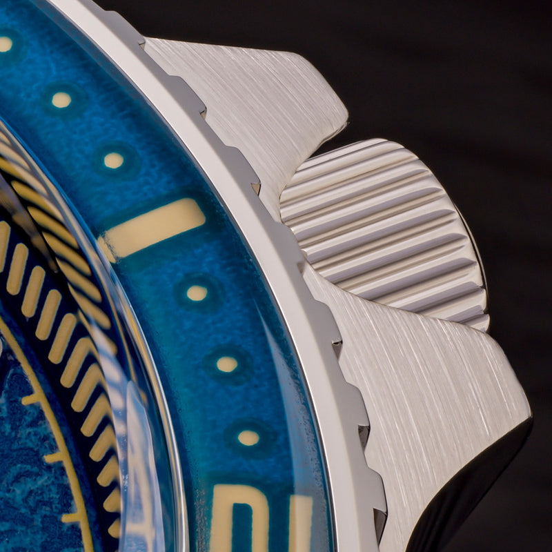 Islander Hudson "Harpoon Diver" 40mm Watch with Degrading Sea Blue Dial #ISL-303