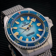 Islander Hudson "Harpoon Diver" 40mm Watch with Degrading Sea Blue Dial #ISL-303