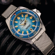 Islander Hudson "Harpoon Diver" 40mm Watch with Degrading Sea Blue Dial #ISL-303