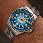 Islander Hudson "Harpoon Diver" 40mm Watch with Degrading Sea Blue Dial #ISL-303