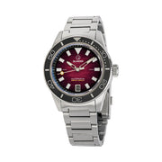 Islander Bayport Automatic Dive Watch with Maroon Wave Dial #ISL-310