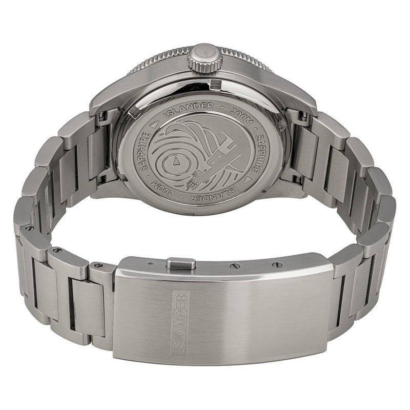 Islander Bayport Automatic Dive Watch with Blue Wave Dial #ISL-311