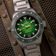 Islander Bayport Automatic Dive Watch with Green Wave Dial #ISL-312