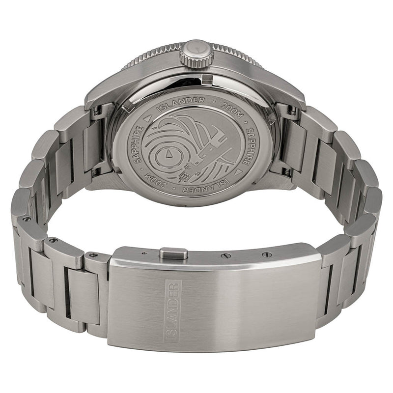 Islander Bayport Automatic Dive Watch with Green Wave Dial #ISL-312