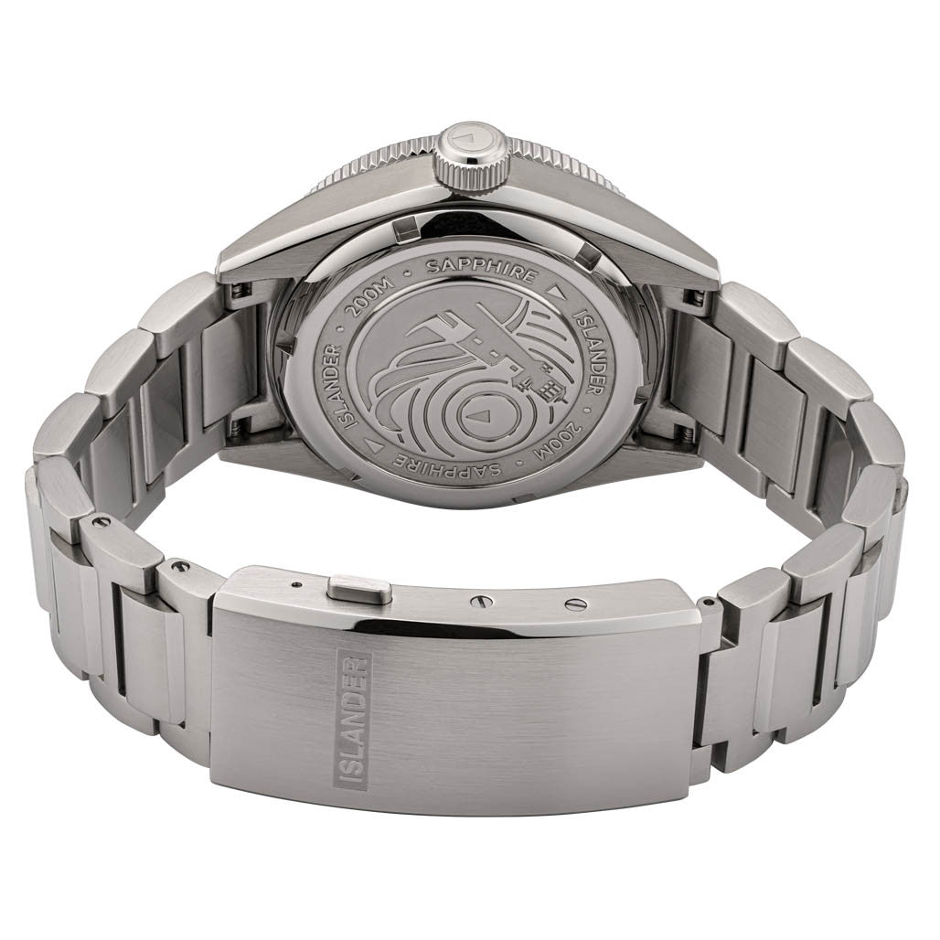 Islander Calabro GMT World Time Automatic Watch with Green Dial