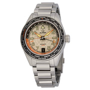 Islander Calabro GMT World Time Automatic Watch with Silver Dial #ISL-317