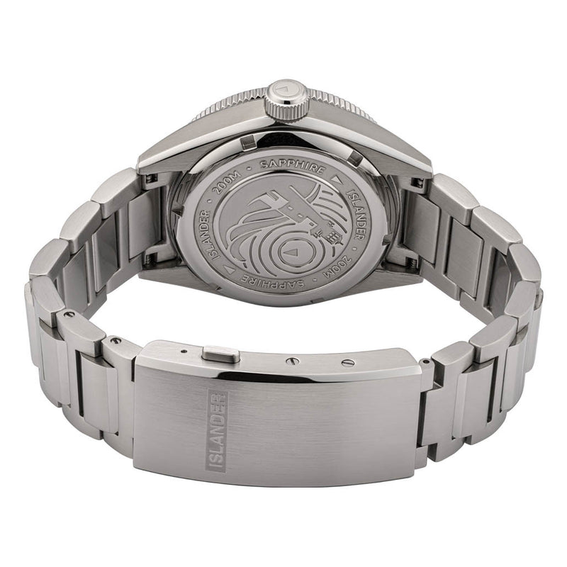 Islander Calabro GMT World Time Automatic Watch with Silver Dial #ISL-317