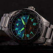 Islander Calabro GMT World Time Automatic Watch with Attitude Indicator Dial #ISL-318