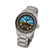 Islander Calabro GMT World Time Automatic Watch with Attitude Indicator Dial #ISL-318