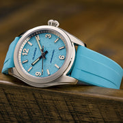 Islander Brookville Calligraphy Edition Watch with Blue Parchment Dial #ISL-320