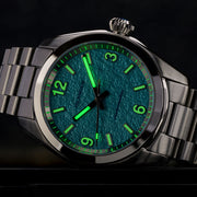 Islander Brookville Calligraphy Edition Watch with Blue Parchment Dial #ISL-320