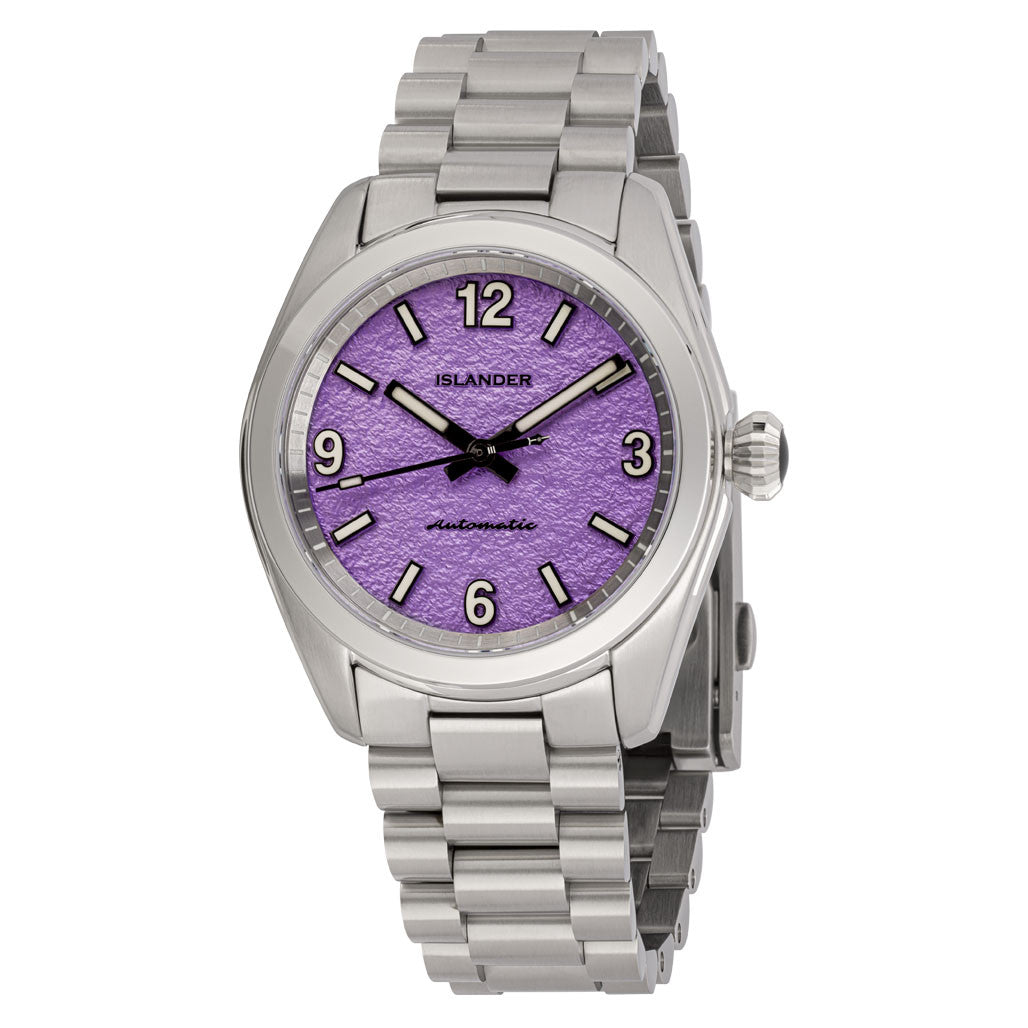 Islander Brookville Calligraphy Edition Watch with Lavender
