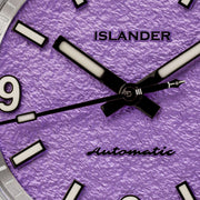Islander Brookville Calligraphy Edition Watch with Lavender Parchment Dial #ISL-321