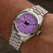 Islander Brookville Calligraphy Edition Watch with Lavender Parchment Dial #ISL-321