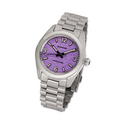 Islander Brookville Calligraphy Edition Watch with Lavender Parchment Dial #ISL-321